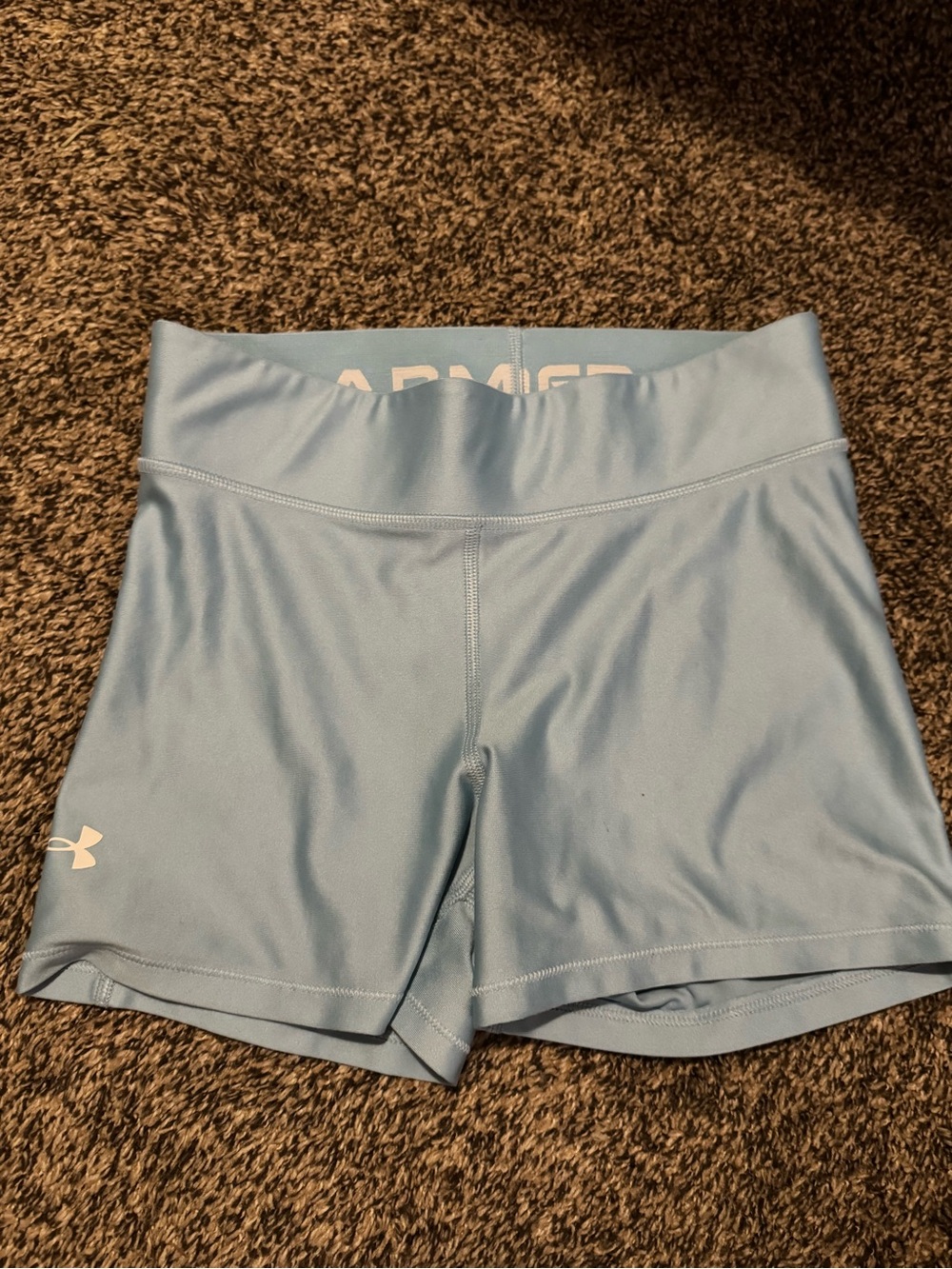 Under Armour Light Blue Women's Athletic Shorts
